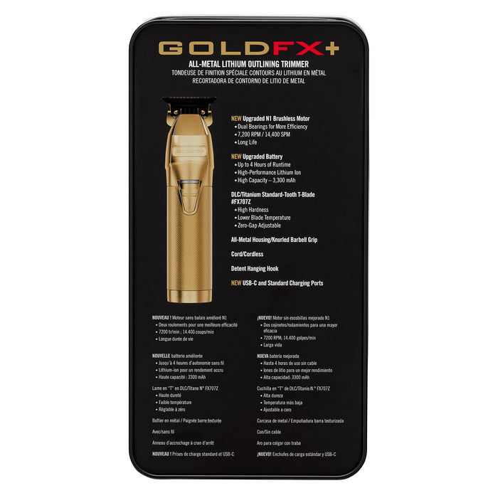 BabylissPro GoldFX+ Trimmer #FX787NG